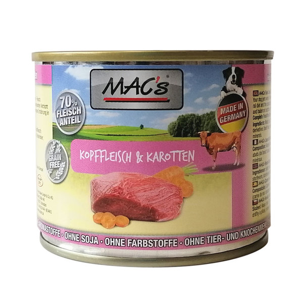 MAC's Dog Kopffleisch & Karotten