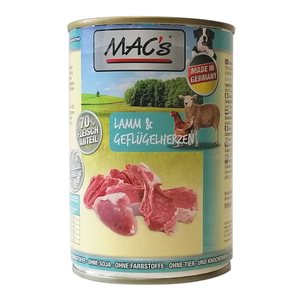 MAC's Dog Lamm und Geflügelherzen