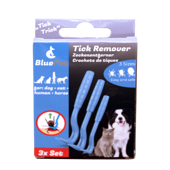 Blue Pet Tick-Trick Zeckenhaken - 3er Set- Zeckenentferner
